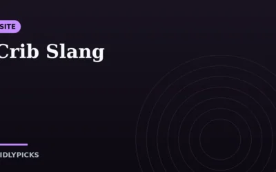 Crib Slang