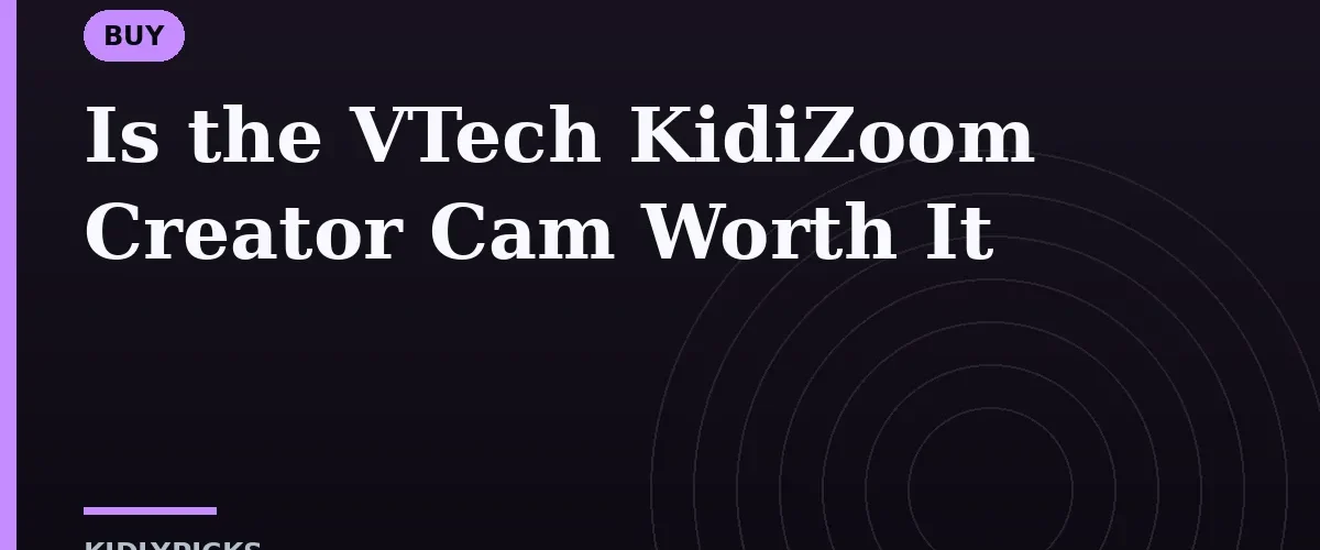 Is the VTech KidiZoom Creator Cam Worth It