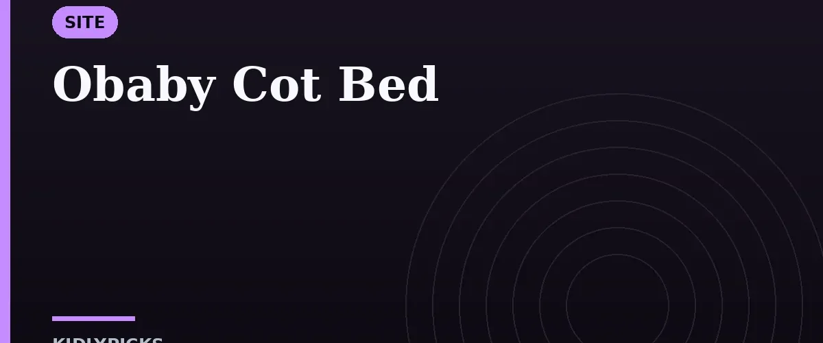 Obaby Cot Bed