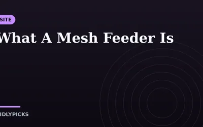 What A Mesh Feeder Is