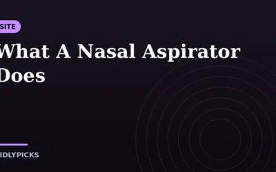 What A Nasal Aspirator Does
