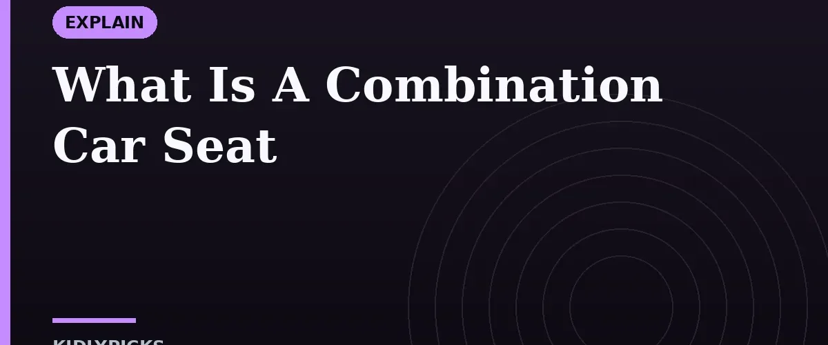What Is A Combination Car Seat