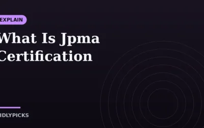 What Is Jpma Certification