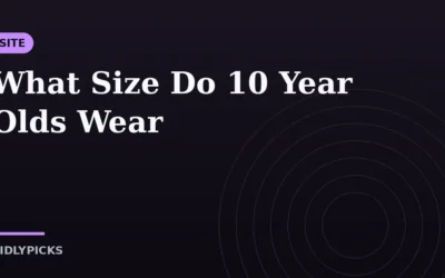 What Size Do 10 Year Olds Wear