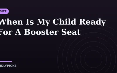 When Is My Child Ready For A Booster Seat