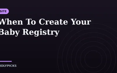 When To Create Your Baby Registry